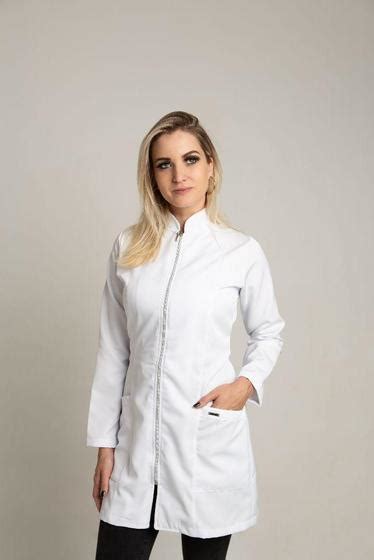 Jaleco Feminino Carolina White .